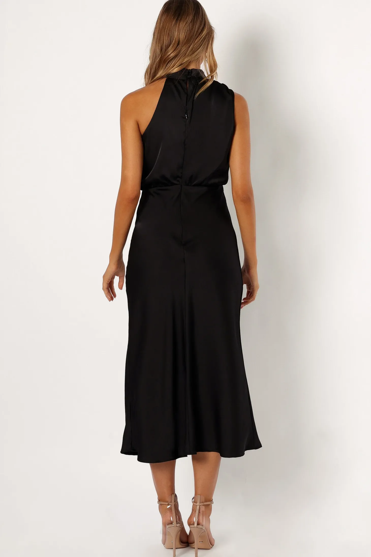 Anabelle Halter Neck Midi Dress