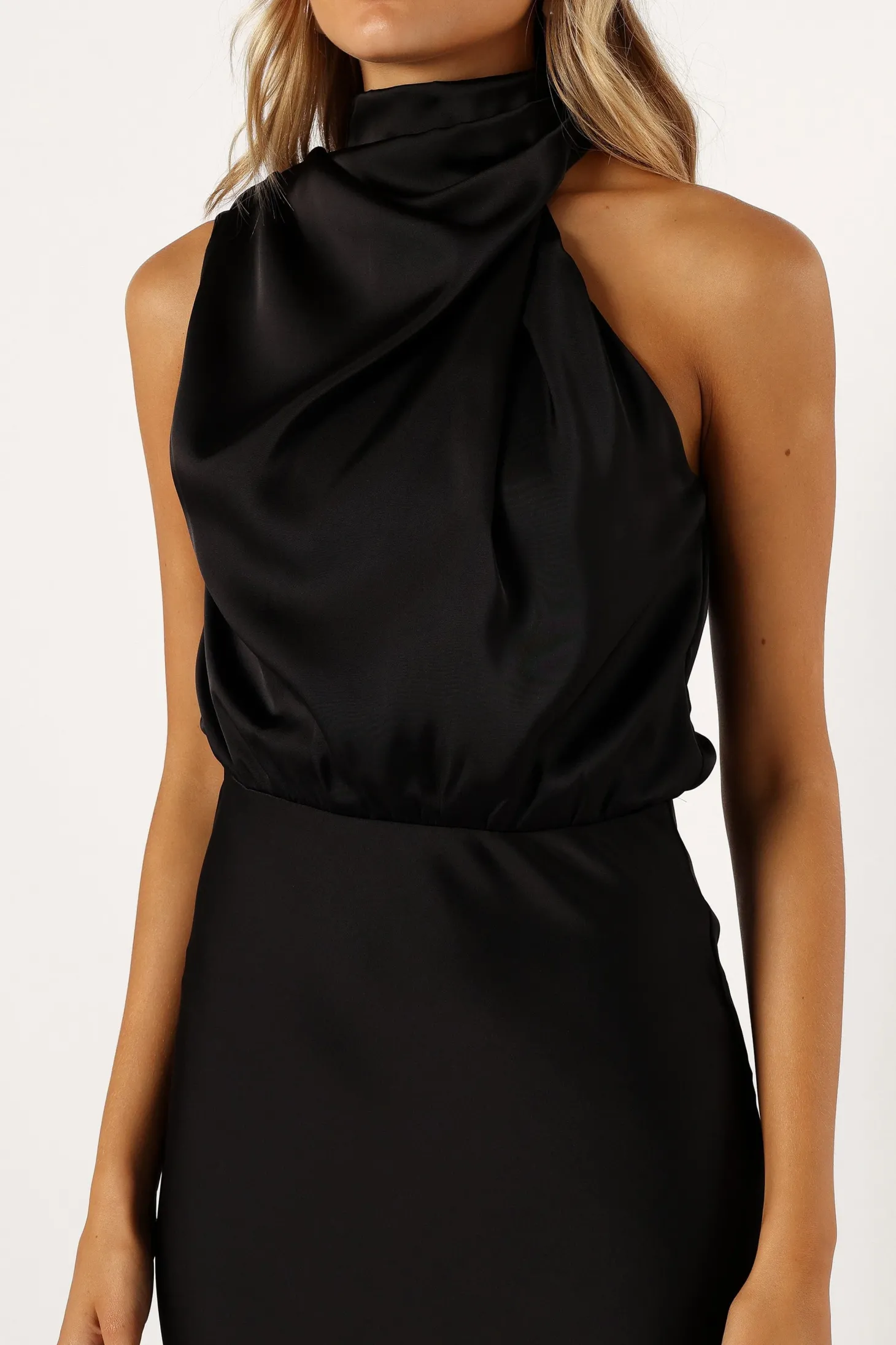 Anabelle Halter Neck Midi Dress