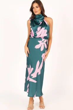 Anabelle Halter Neck Midi Dress