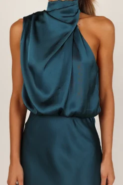 Anabelle Halter Neck Midi Dress