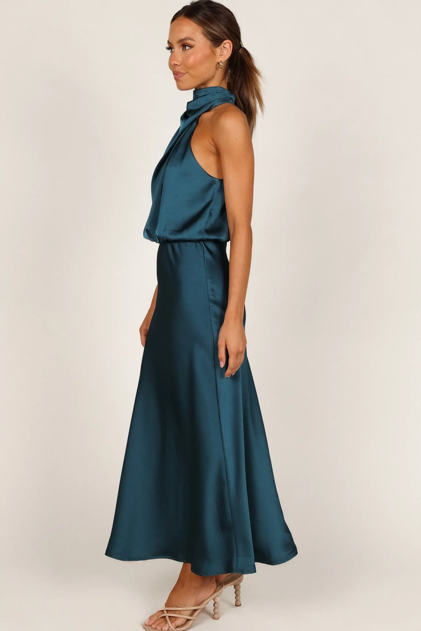 Anabelle Halter Neck Midi Dress