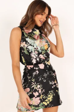 Anabelle Halter Neck Mini Dress