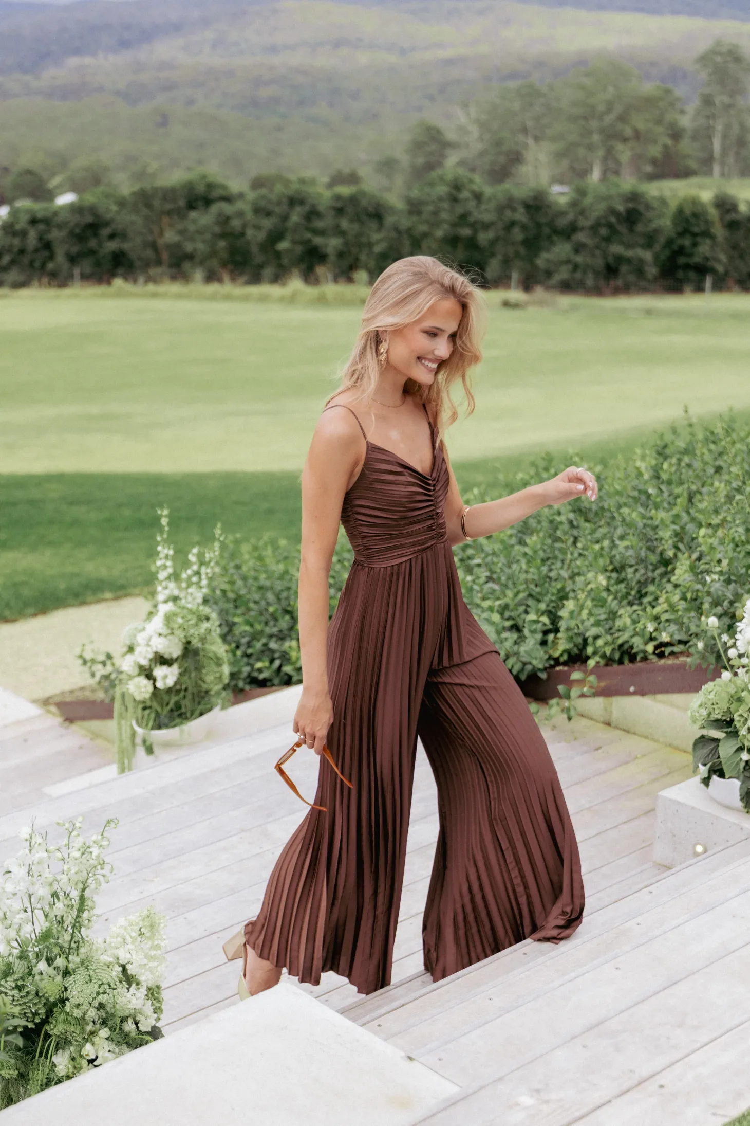 Angelique Pleated Jumpsuit