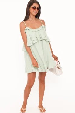 Angie Ruffle Mini Dress