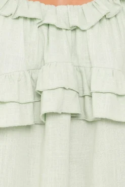 Angie Ruffle Mini Dress