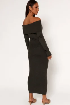 Archie Off The Shoulder Midi Dress