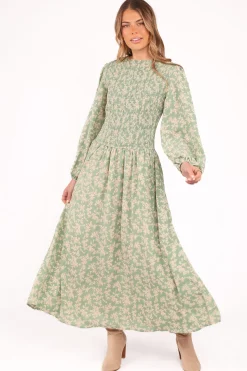 Ashara Long Sleeve Midi Dress