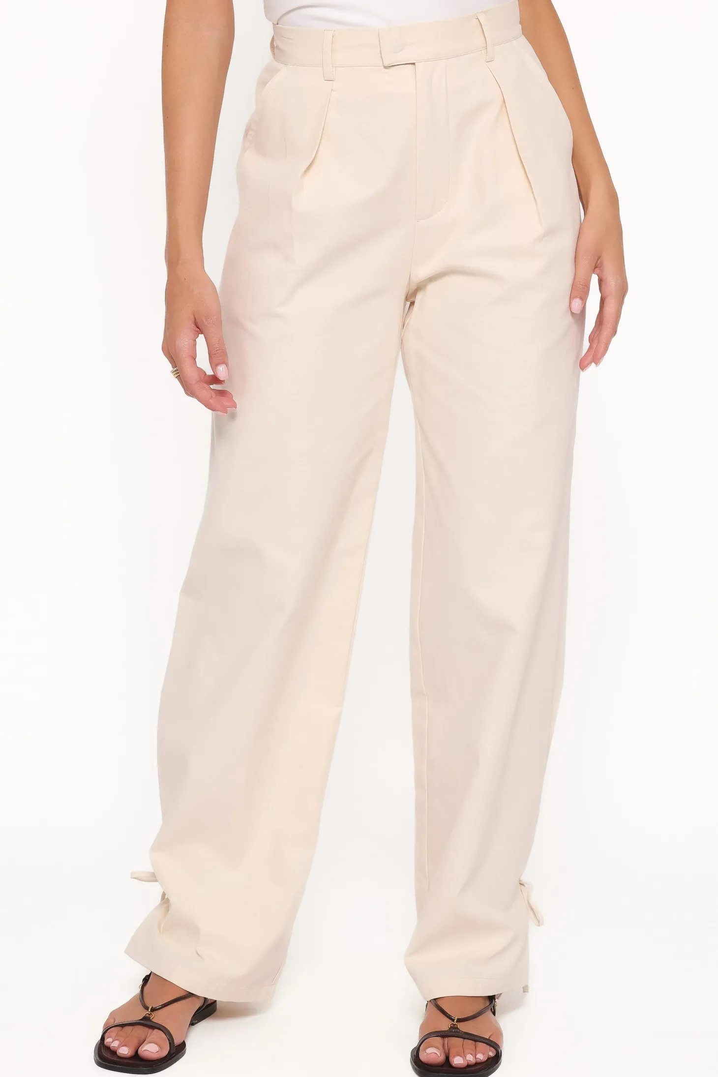 Asher Tie Detail Tapered Leg Pants