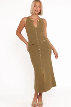 Aspen Button Up Knit Dress