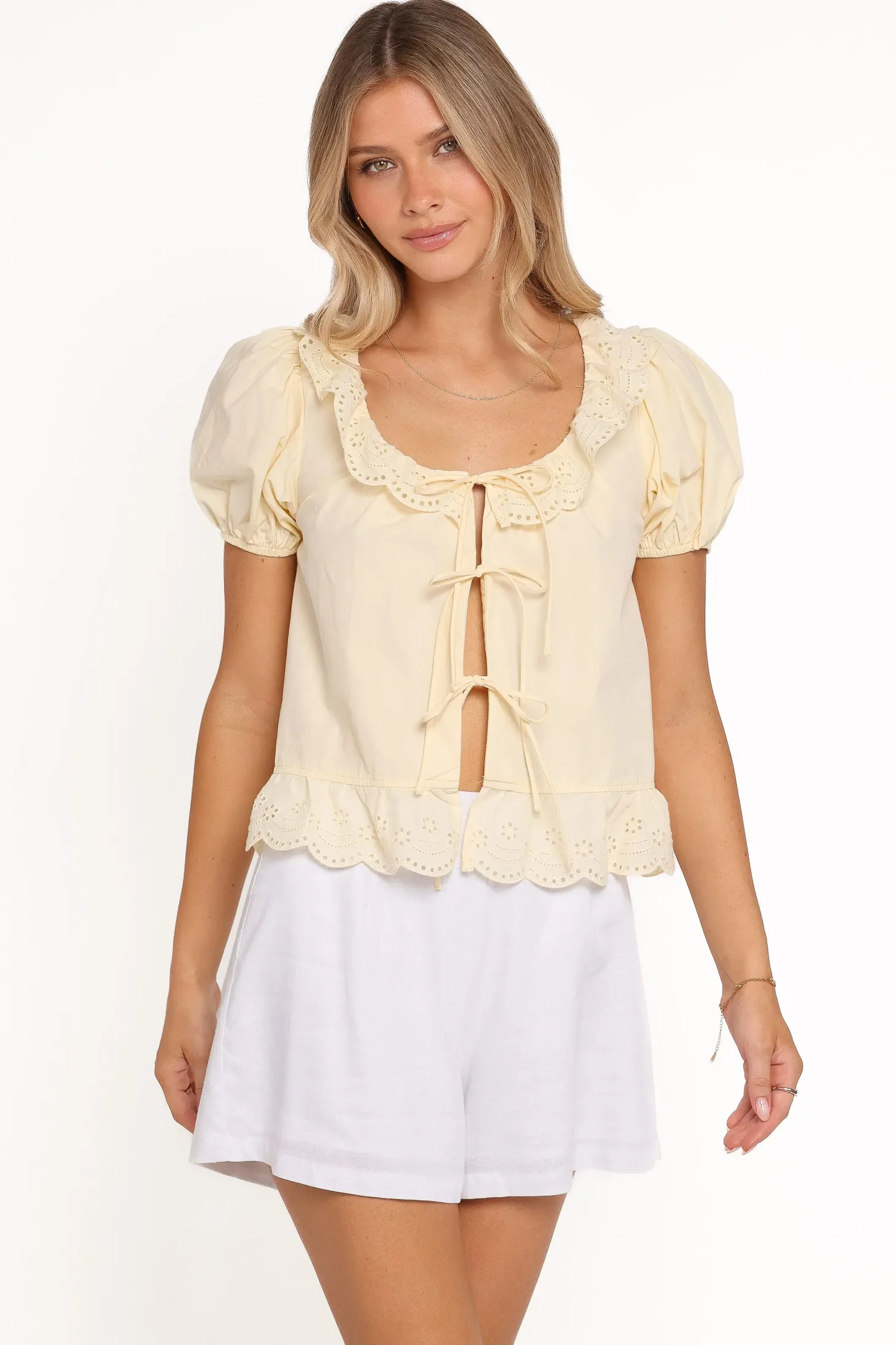 Aspen Tie Front Top
