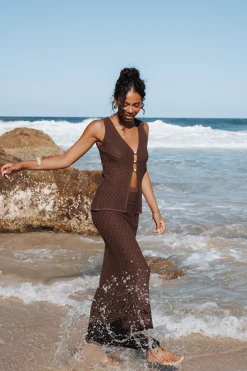 Asplie Knit Maxi Skirt