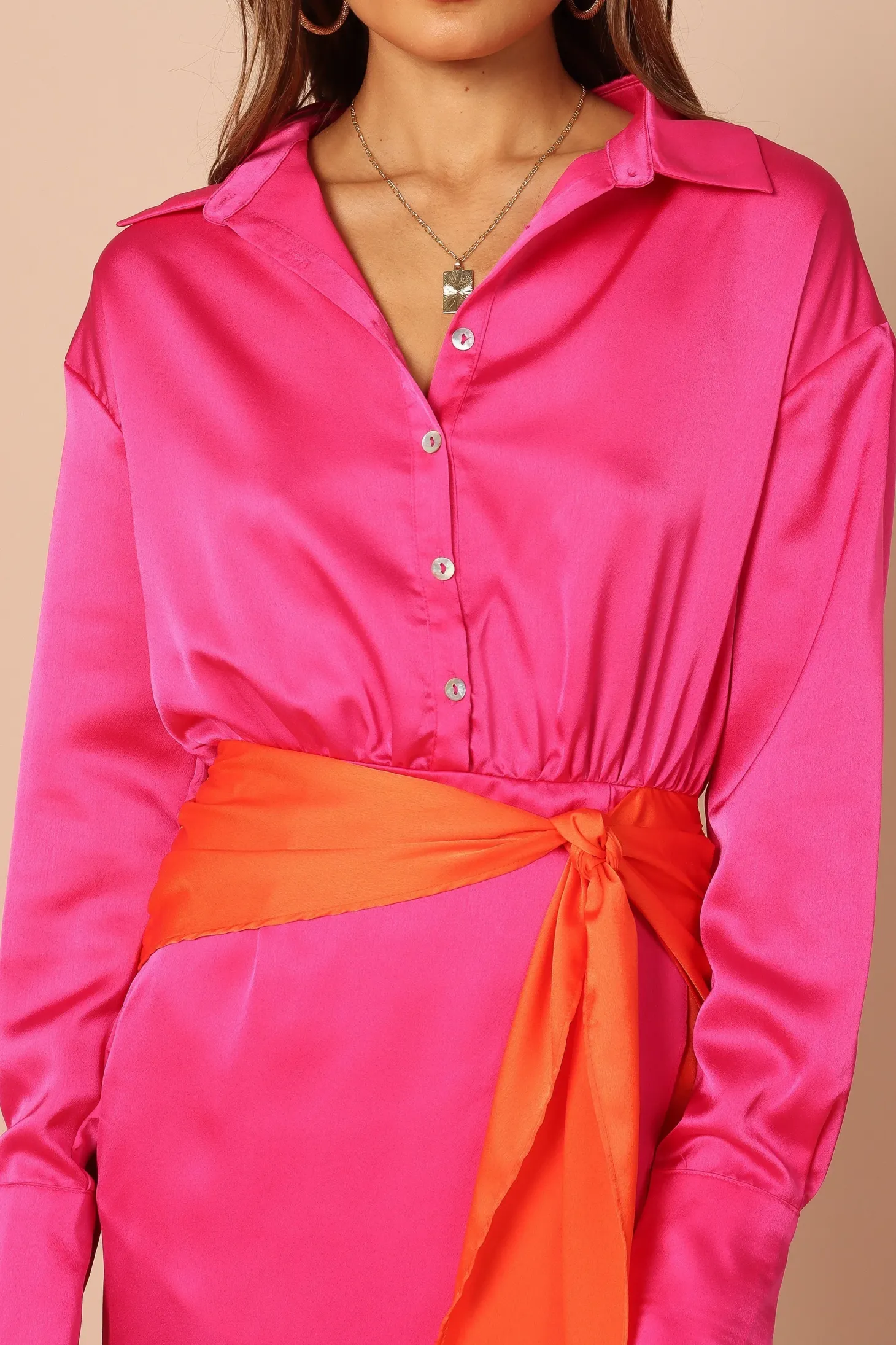 Austin Colourblock Wrap Dress