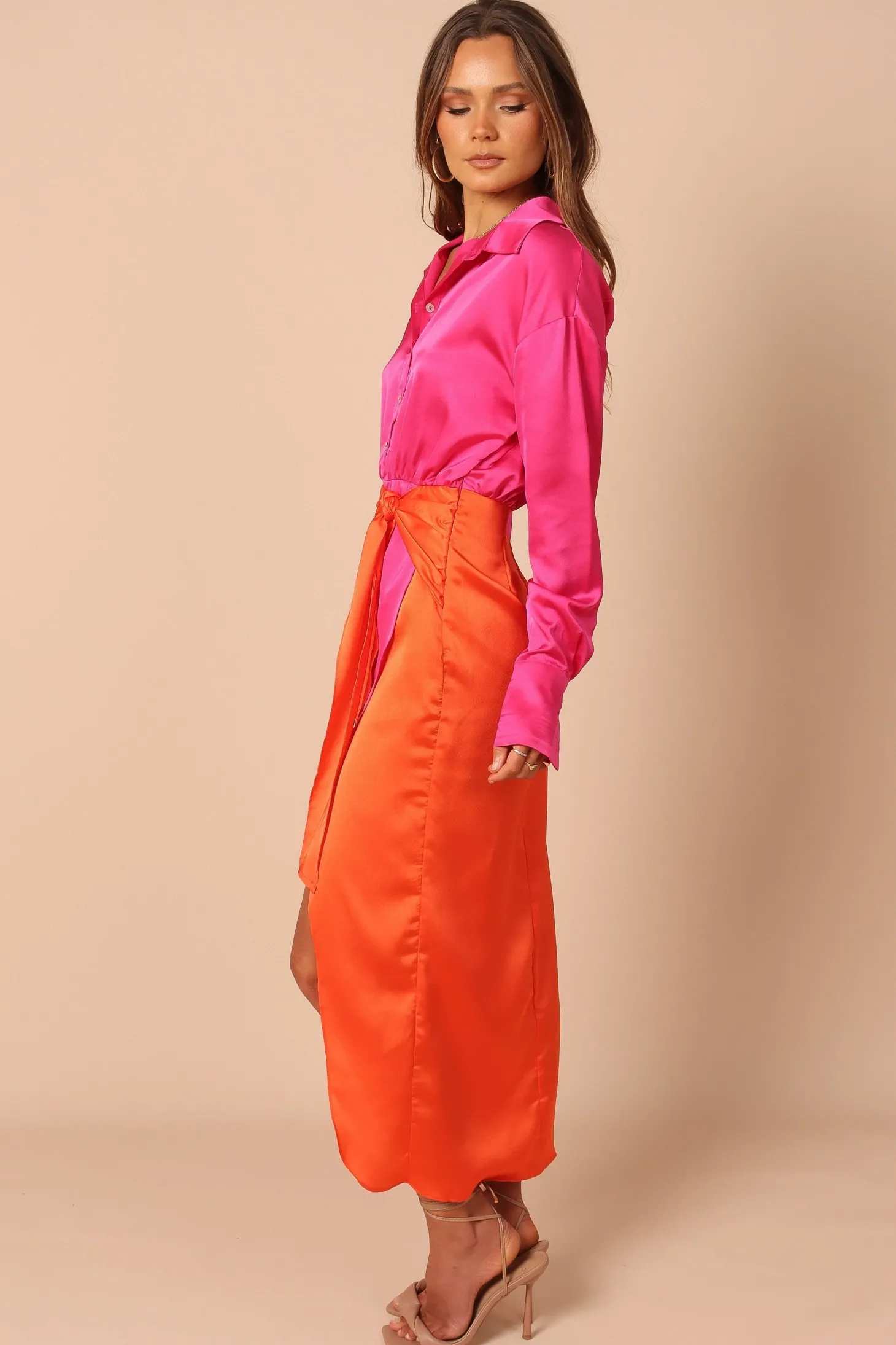 Austin Colourblock Wrap Dress