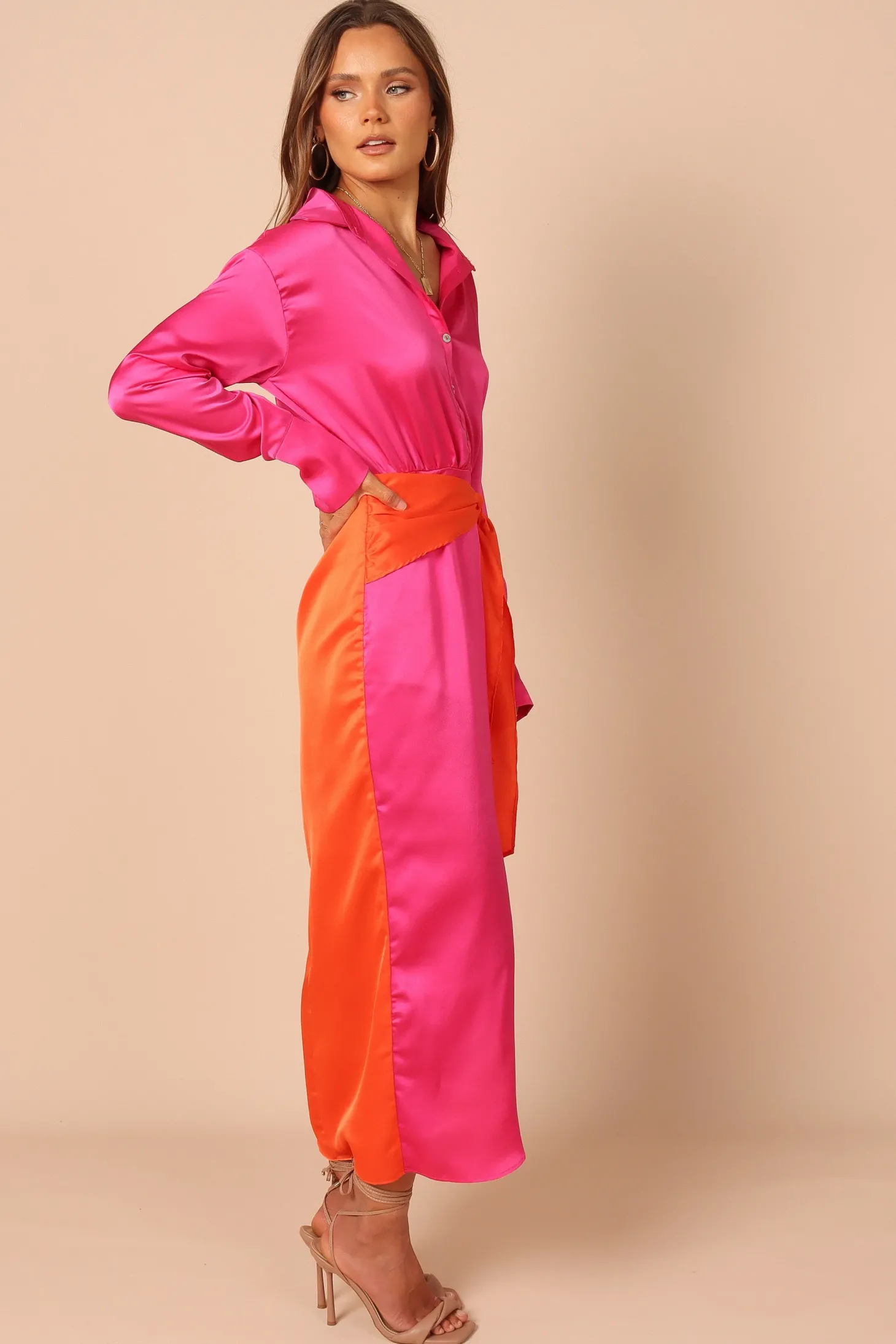 Austin Colourblock Wrap Dress