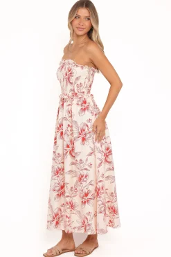 Avania Strapless Midi Dress