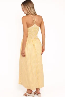 Aviva Smocked Midi Dress