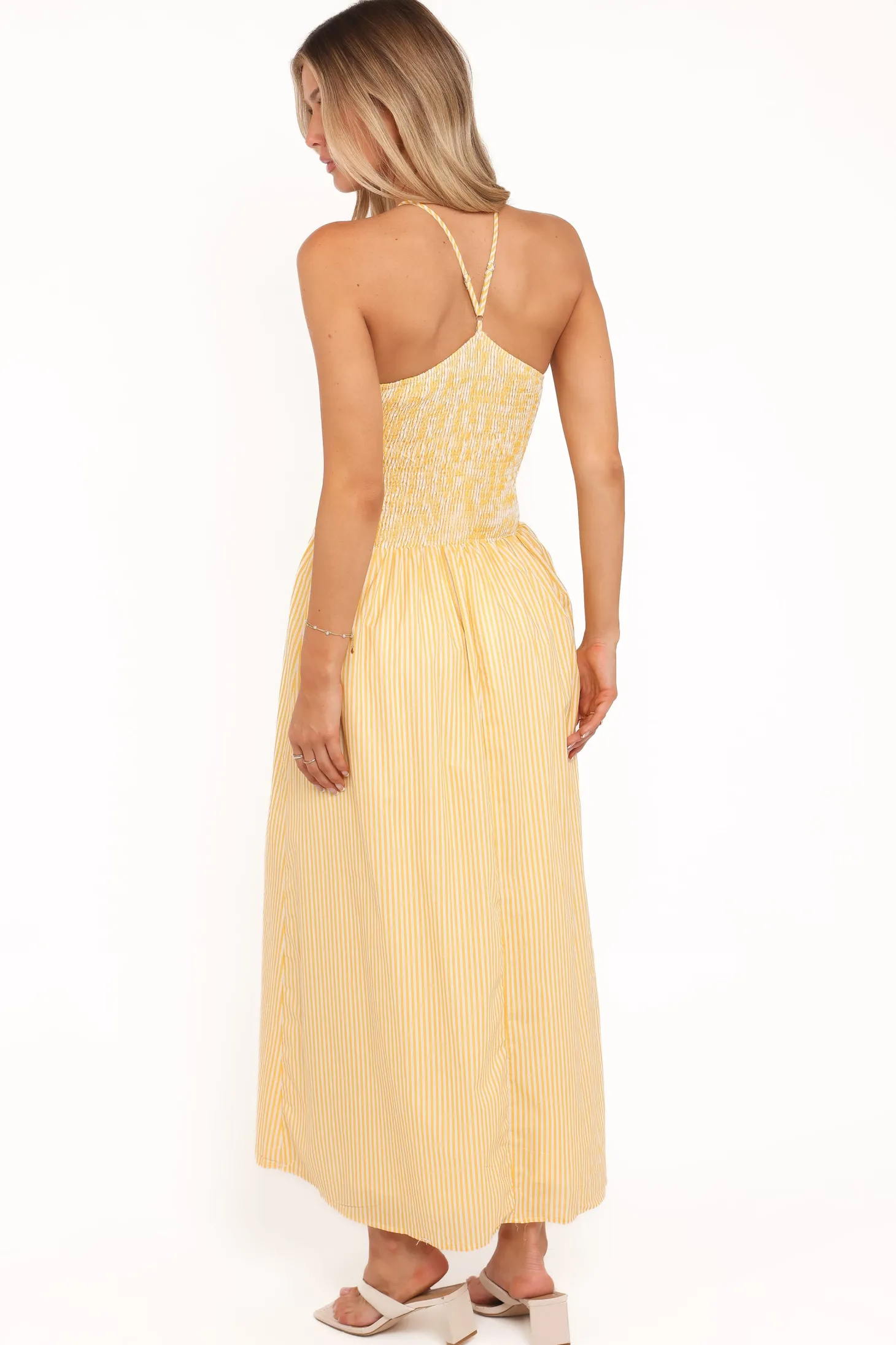 Aviva Smocked Midi Dress