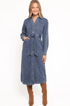 Ballina Long Sleeve Midi Dress