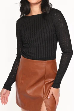 Bellatrix Textured Knit Top