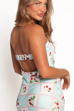 Benton Strapless Midi Dress