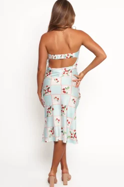 Benton Strapless Midi Dress