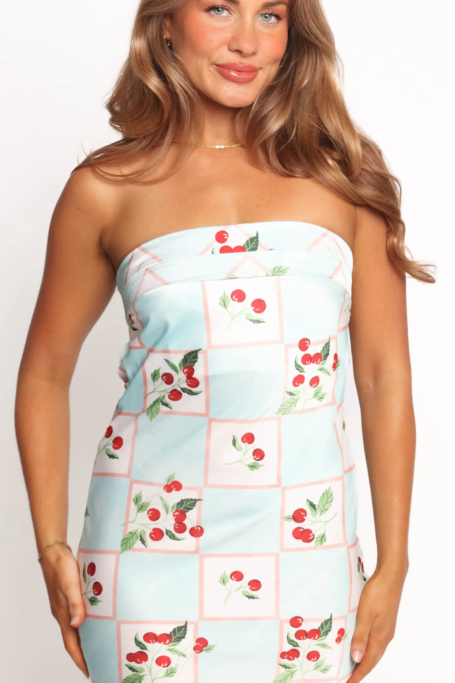 Benton Strapless Midi Dress