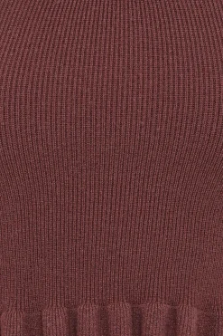 Berenice Ruffle Hem Knitted Top