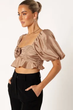 Bessie Rosette Top