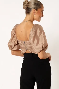 Bessie Rosette Top