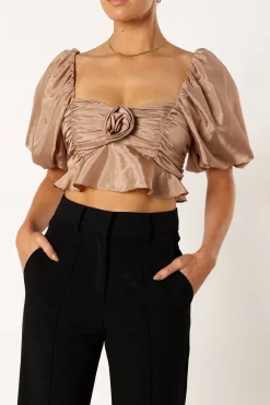 Bessie Rosette Top