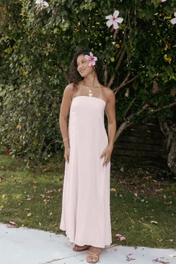 Bethany Strapless Midi Dress