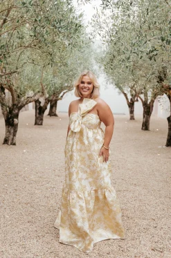Betina Bow Front Maxi Dress
