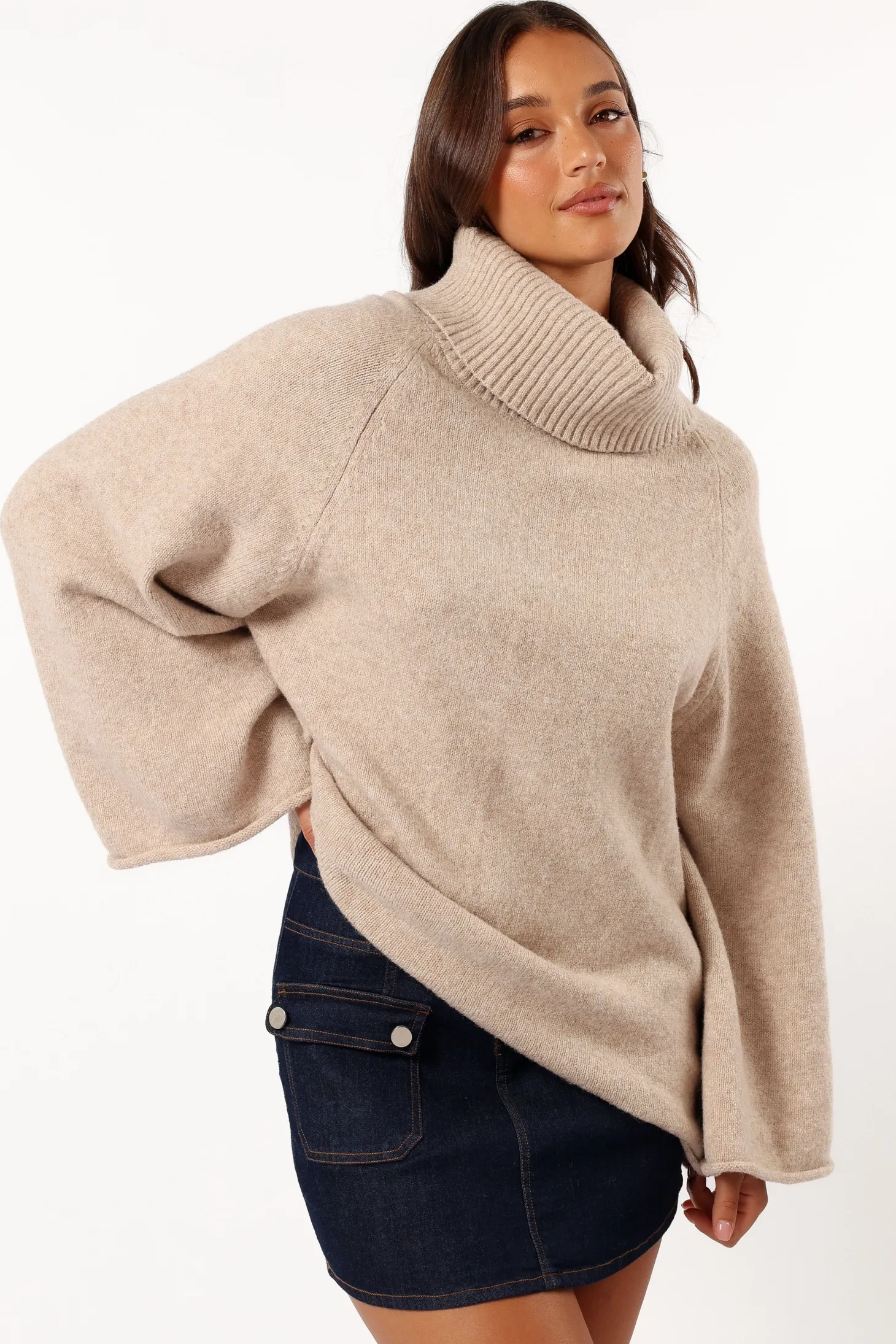 Bindy Cowlneck Knit Sweater