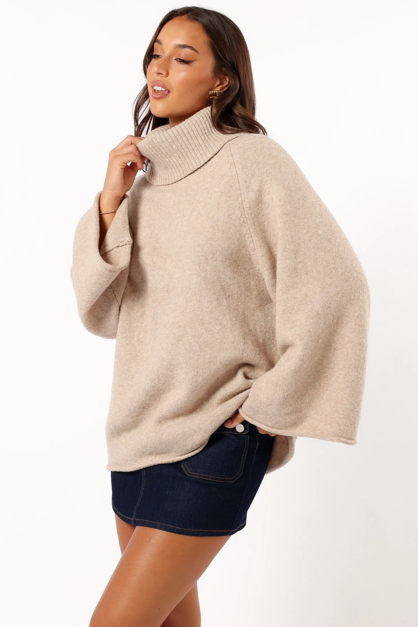 Bindy Cowlneck Knit Sweater