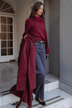 Bindy Cowlneck Knit Sweater