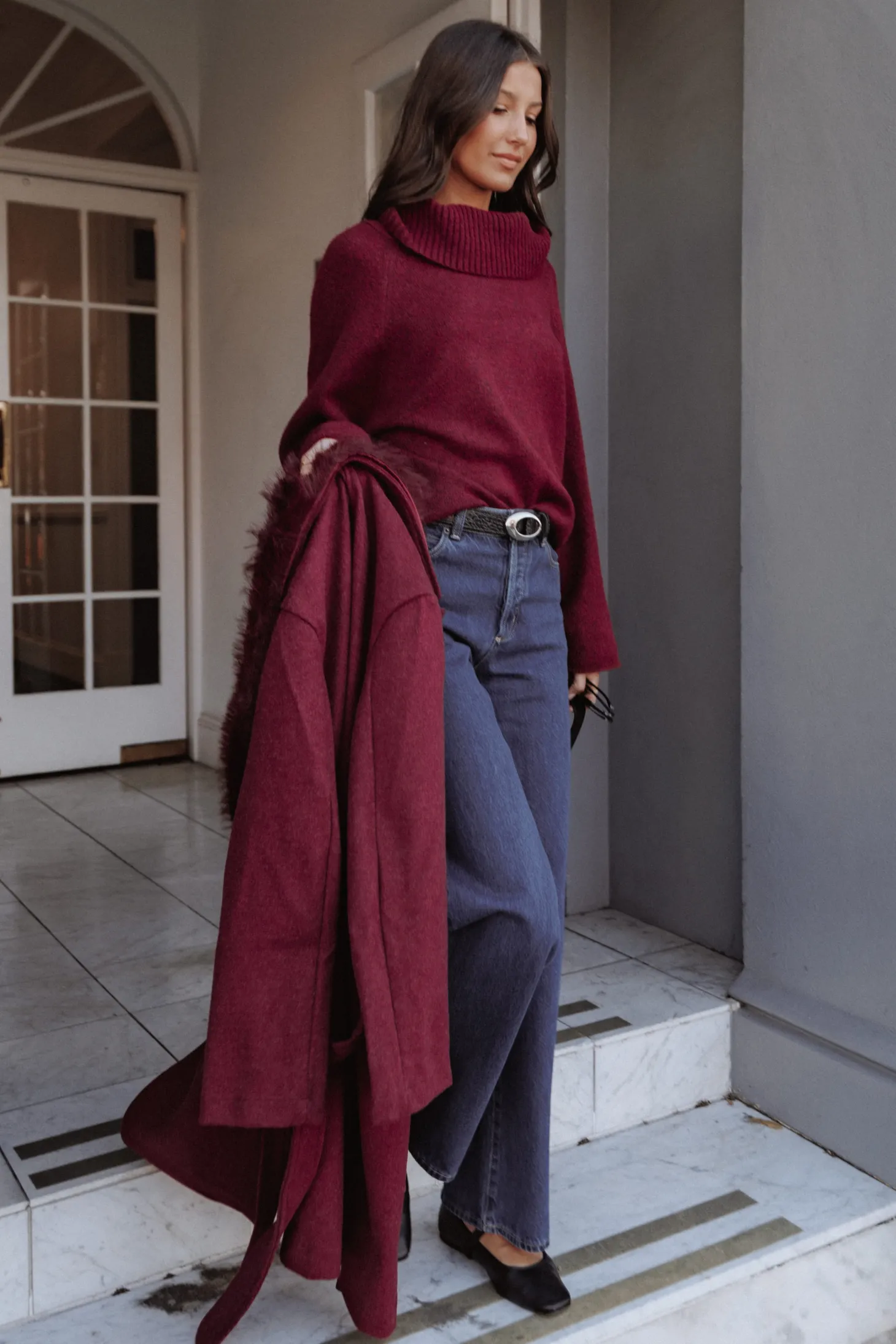 Bindy Cowlneck Knit Sweater