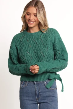 Birdie Tie Side Knit Sweater