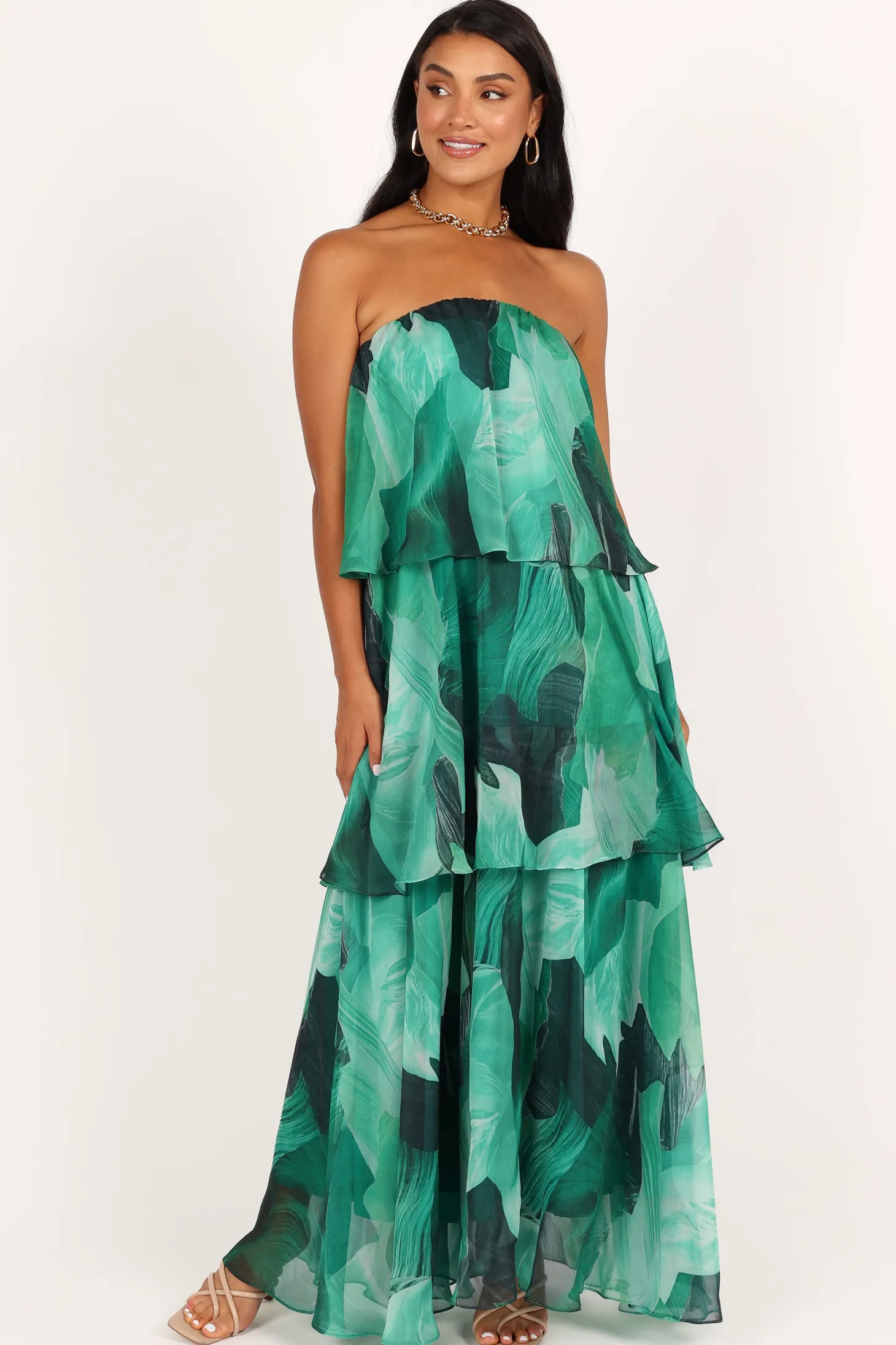 Bloom Strapless Maxi Dress