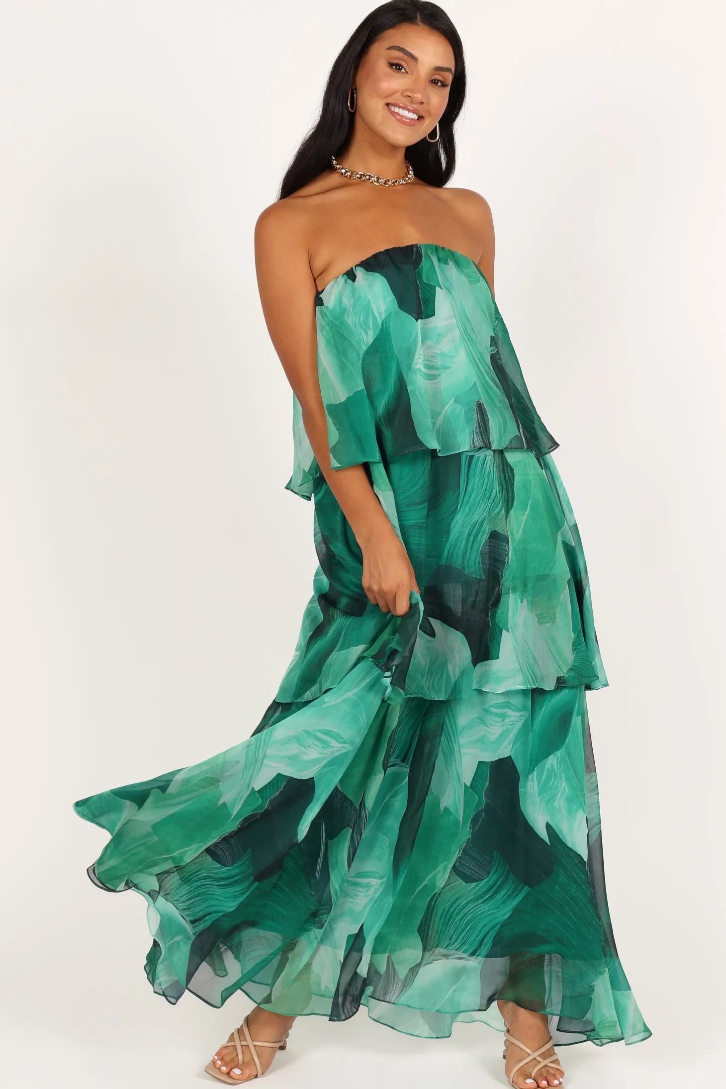Bloom Strapless Maxi Dress