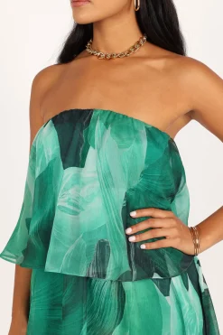 Bloom Strapless Maxi Dress