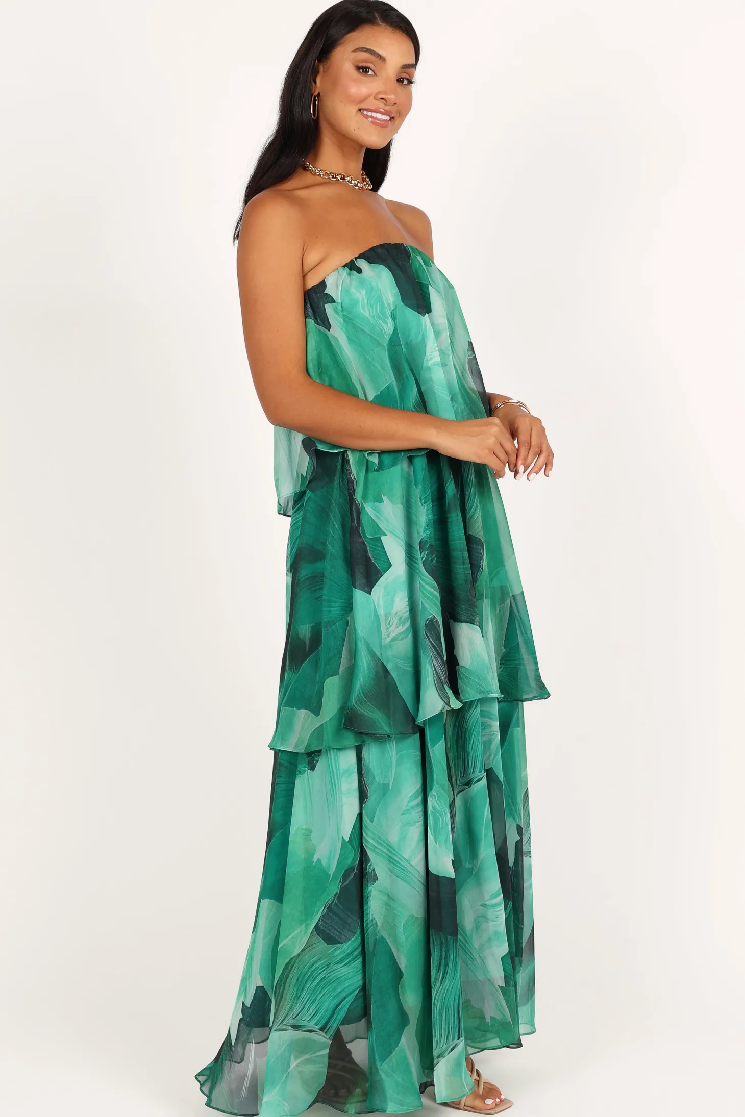 Bloom Strapless Maxi Dress