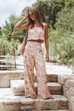 Brayden Wide Leg Linen Pant