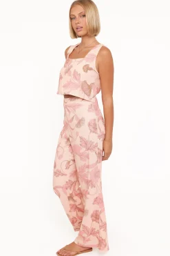 Brayden Wide Leg Linen Pant