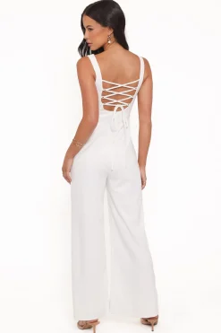 Brenda Lace Back Jumpsuit