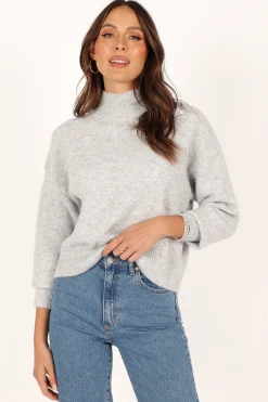 Brianna Mockneck Knit Sweater