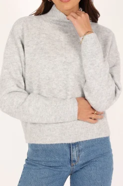 Brianna Mockneck Knit Sweater
