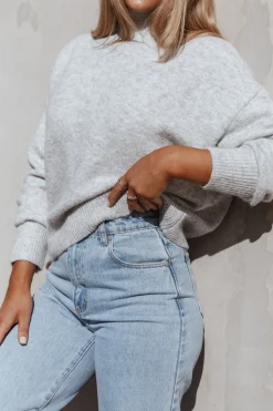 Brianna Mockneck Knit Sweater