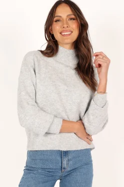 Brianna Mockneck Knit Sweater