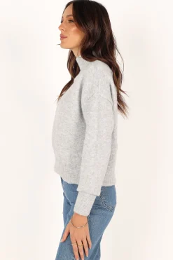 Brianna Mockneck Knit Sweater