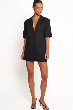 Brielle Short Sleeve Blazer Top